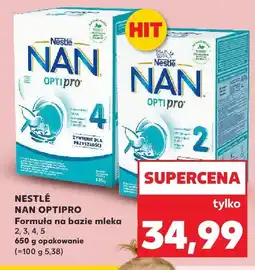 Kaufland Nestlé NAN Optipro Formuła na bazie mleka 2, 3, 4, 5 650 g oferta