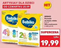 Kaufland Bebiko Formuła na bazie mleka 2, 3, 4 350 g oferta