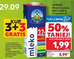 Kaufland Mleko Łowicz UHT 3,2% tł oferta