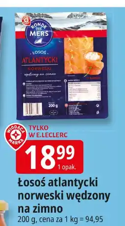 E.Leclerc Łosoś atlantycki norweski wędzony na zimno Leclerc oferta