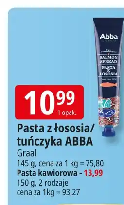 E.Leclerc Pasta z łososia/tuńczyka ABBA Graal oferta