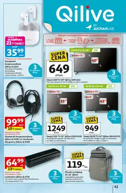 Auchan Słuchawki Qilive oferta