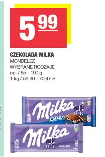 EuroSPAR Czekolada Milka oferta