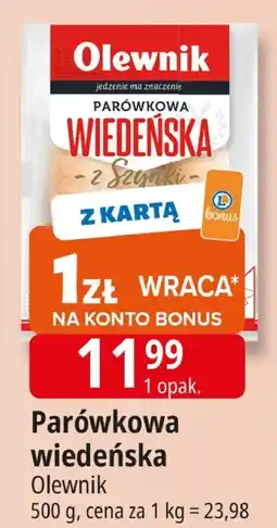 E.Leclerc Parówki parówkowa wiedeńska Olewnik oferta