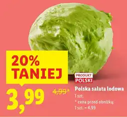 Lidl Sałata lodowa Polski oferta