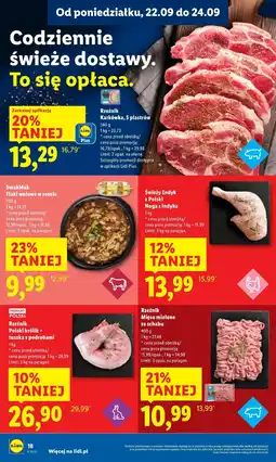 Lidl Noga z indyka Polski oferta