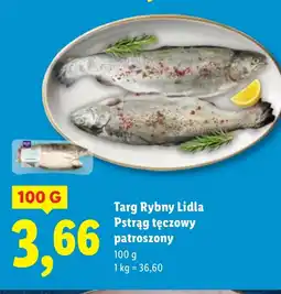 Lidl Pstrąg tęczowy Targ rybny Lidla oferta