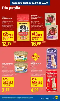 Lidl Karma dla psa Orlando oferta