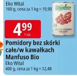 E.Leclerc Pomidory bez skórki całe/w kawałkach Bio Manfuso Bio oferta