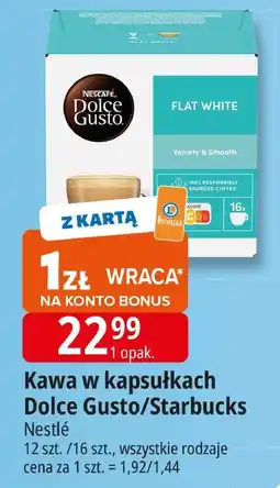 E.Leclerc Kawa w kapsułkach Dolce Gusto/Starbucks Nestlé oferta