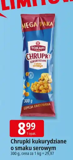 E.Leclerc Chrupki kukurydziane o smaku serowym Topsdi oferta
