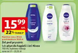 Auchan Żel pod prysznic care & relax Nivea oferta