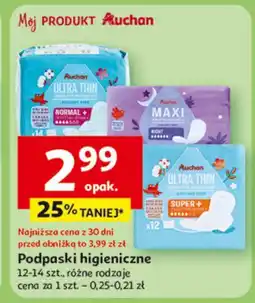 Auchan Podpaski super+ Auchan oferta