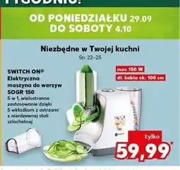 Kaufland Maszynka elektryczna do warzyw sogr 150 Switch On oferta
