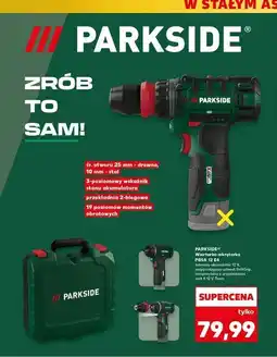 Kaufland Wiertarko-wkrętarka akumulatorowa pbsa 12 e4 Parkside oferta