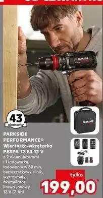 Kaufland Wiertarko-wkrętarka akumulatorowa 12v Parkside oferta
