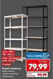 Kaufland Regał metalowy 180 x 90 40 cm oferta