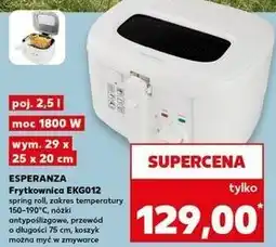 Kaufland Frytkownica ekg012 Esperanza oferta