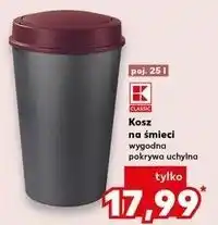 Kaufland Kosz na śmieci 25 l K-Classic oferta