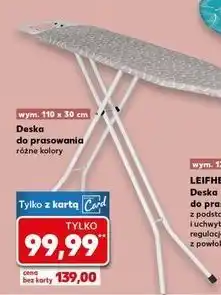 Kaufland Deska do prasowania 110 x 30 cm oferta