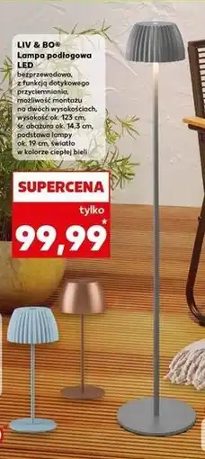 Kaufland Lampa podłogowa led 123 cm Liv & Bo oferta