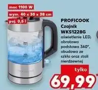 Kaufland Czajnik wks1228g Profi Cook oferta