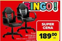 Carrefour Fotel enduro czarno-szary Nowy Styl oferta