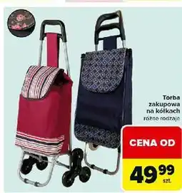 Carrefour Torba zakupowa na kółkach oferta