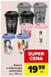 Carrefour Kubek z pokrywką 390 ml oferta