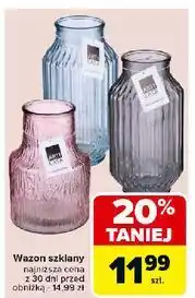 Carrefour Wazon szklany oferta