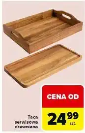 Carrefour Taca serwisowa drewniana oferta