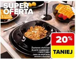 Carrefour Zastawa stołowa black harmony + nocturn oferta