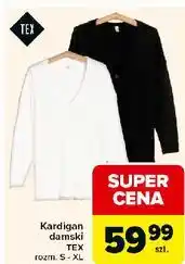 Carrefour Kardigan damski s-xl Tex oferta