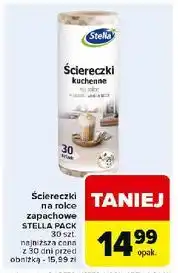 Carrefour Ściereczki kuchenne na rolce vanilla latte Stella Pack oferta