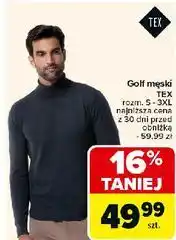 Carrefour Golf męski rozm. s-3xl Tex oferta