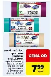 Carrefour Worki na śmieci wanilia latte 60 l Stella Pack oferta