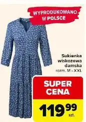 Carrefour Sukienka wiskozowa damska m-xxl oferta