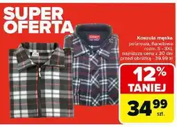 Carrefour Koszula męska flanelowa rozm. s-3xl oferta
