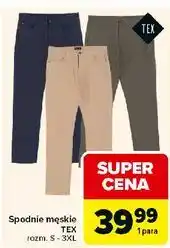 Carrefour Spodnie męskie s-3xl Tex oferta
