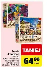 Carrefour Puzzle drewniane 1000 el. Trefl oferta