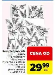 Carrefour Komplet pościeli z mikrofibry faro 160 x 200 cm oferta