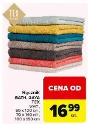 Carrefour Ręcznik gaya 100 x 150 cm Tex oferta