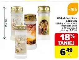 Carrefour Wkład do znicza lampion 70 h oferta