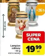 Carrefour Lampion szklany 36h oferta