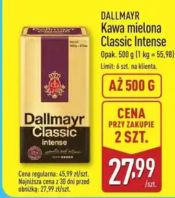 ALDI Kawa mielona Classic Intense Dallmayr oferta