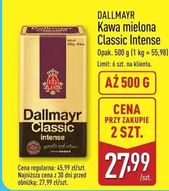 ALDI Kawa mielona Classic Intense Dallmayr oferta