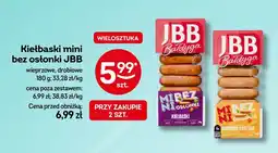 Żabka Kiełbaski mini bez osłonki JBB 180g oferta