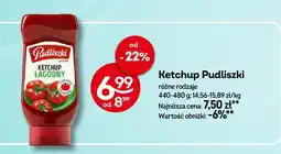 Żabka Ketchup Pudliszki różne rodzaje 440-480g oferta
