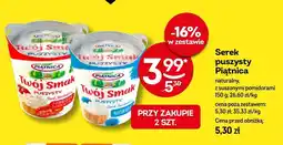 Żabka Serek puszysty Piątnica 150g oferta