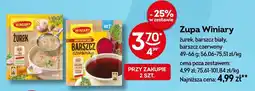 Żabka Zupa Winiary żurek, barszcz biały, barszcz czerwony 49-66 g oferta